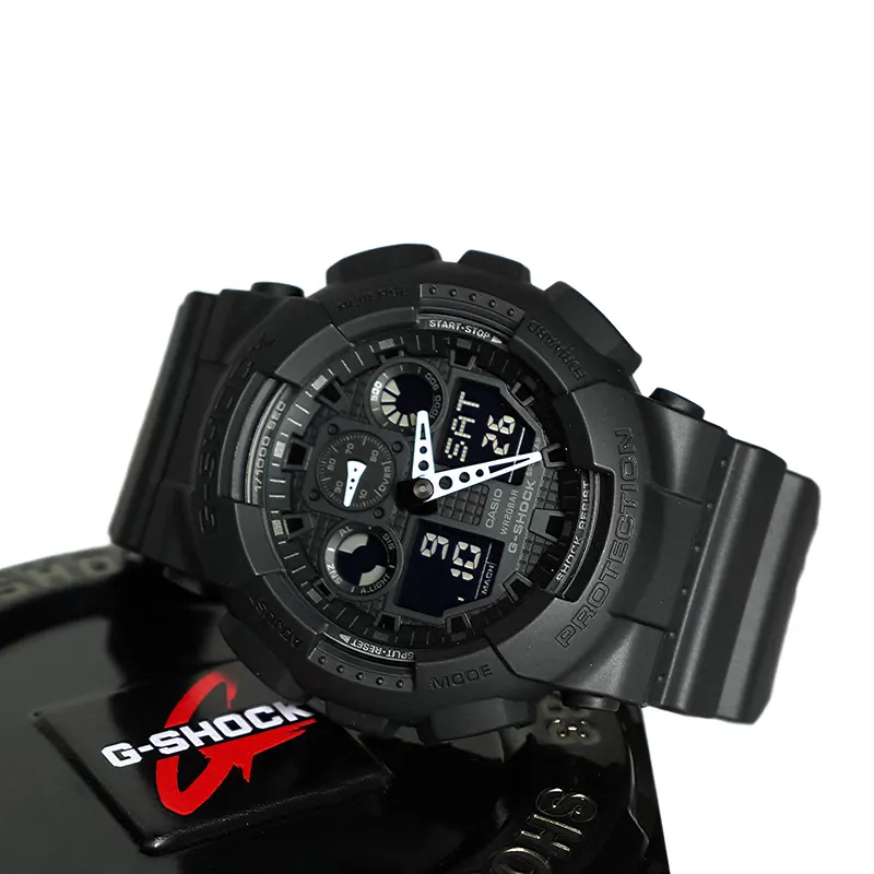 Casio G-Shock Dual-time Analog-Digital Men's Watch-  GA-100-1A1DR